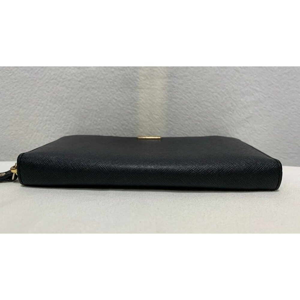 Kate Spade Laurel Way Neda Zip Around Wallet Black WLRU2669 - Picture 4 of 12